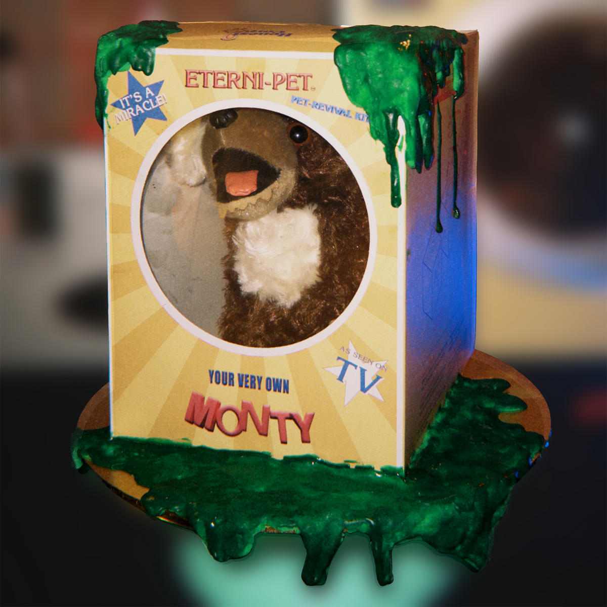 Monty Plushie & Display Box 2