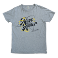 NY Ribbon Tee Grey